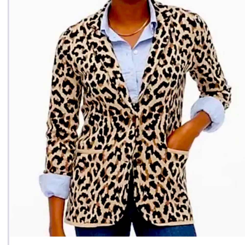 J-crew sweater blazer